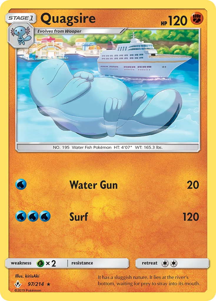 Quagsire Pokemon card