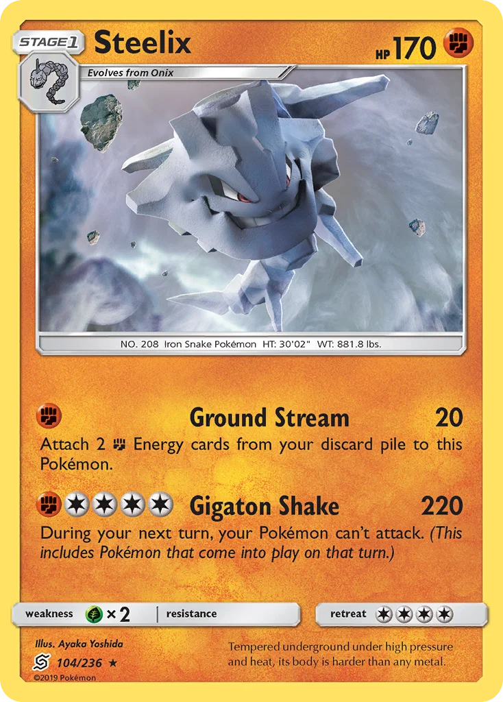 Steelix Pokemon card