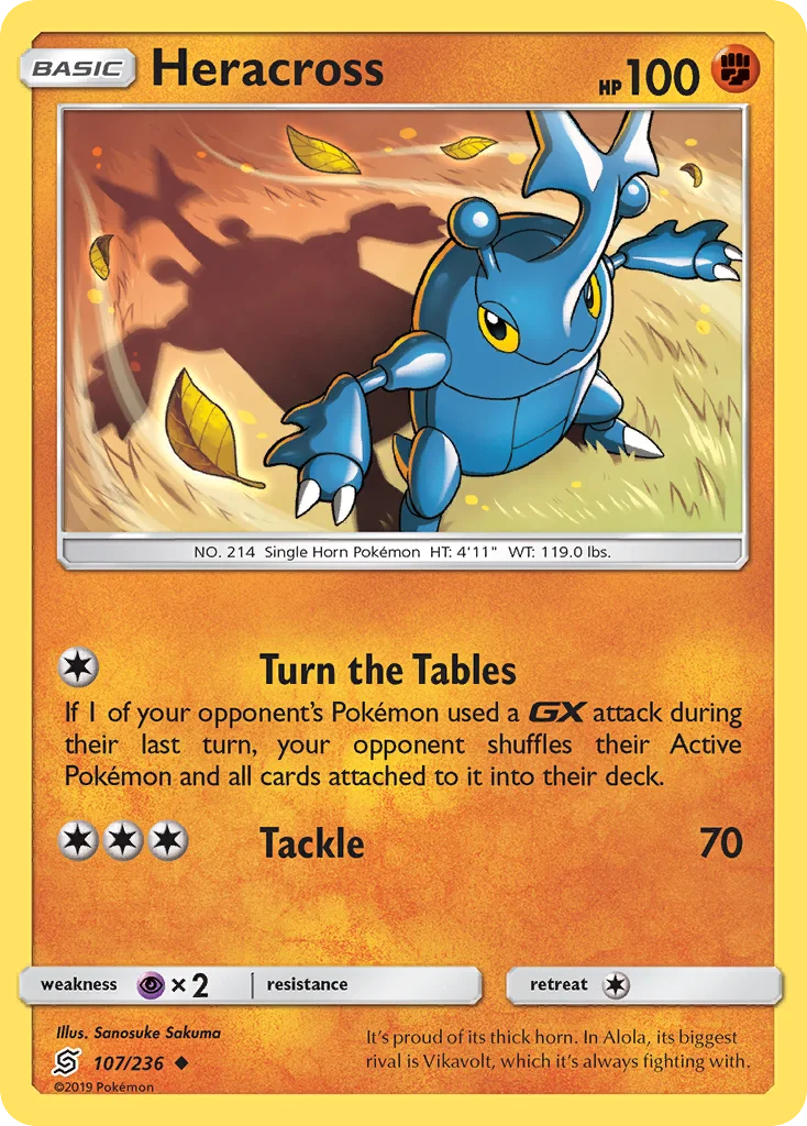 Heracross Pokemon card
