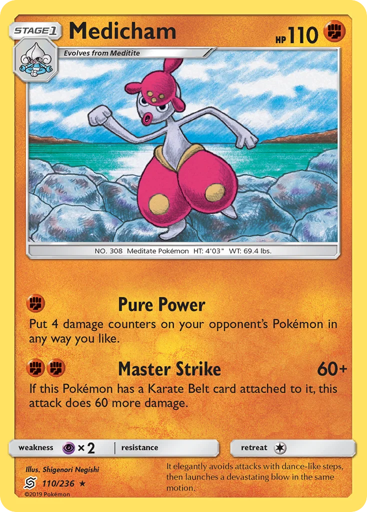 Medicham Pokemon card