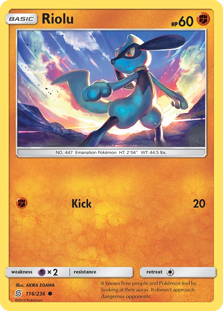 Riolu Pokemon card