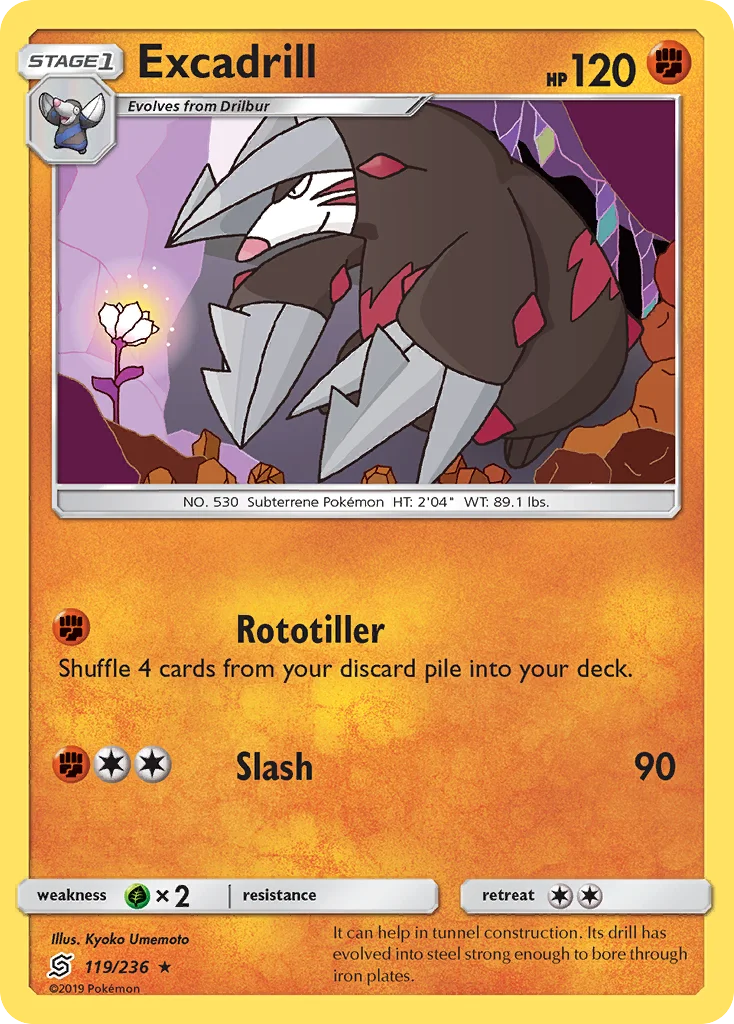 Excadrill Pokemon card