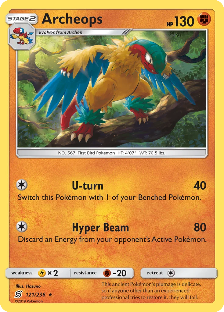 Archeops Pokemon card