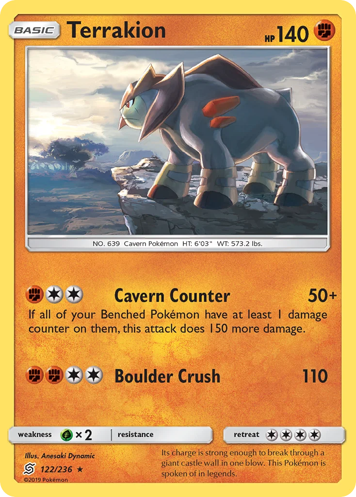 Terrakion Pokemon card