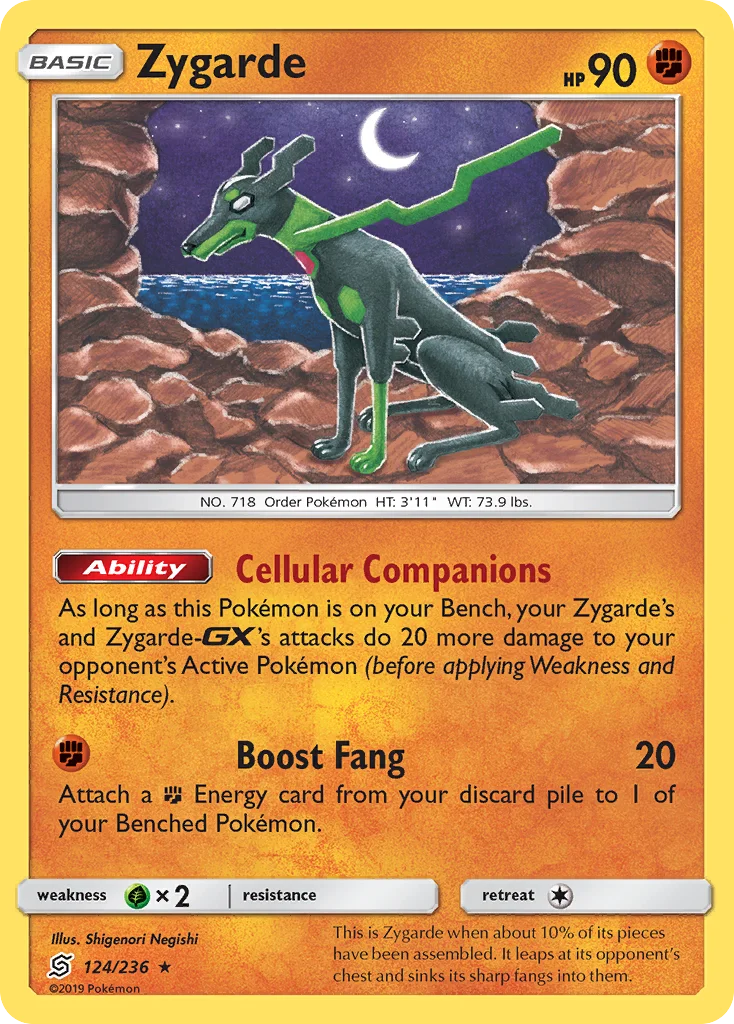 Zygarde Pokemon card