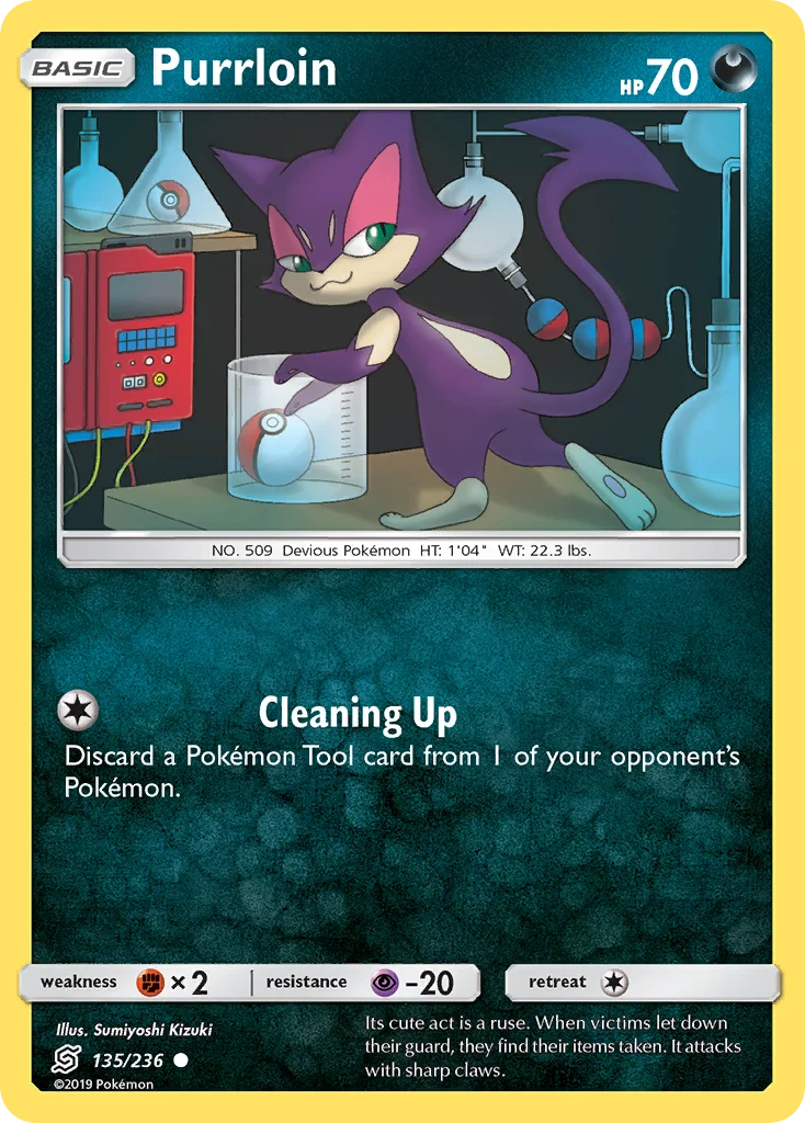 Purrloin Pokemon card