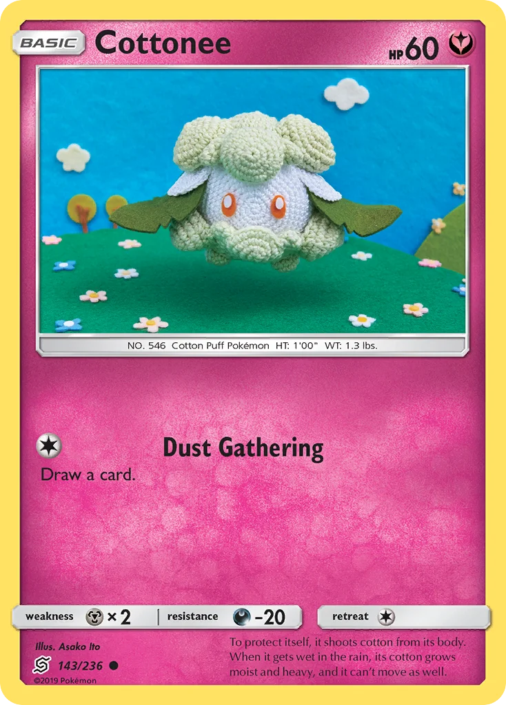 Cottonee Pokemon card