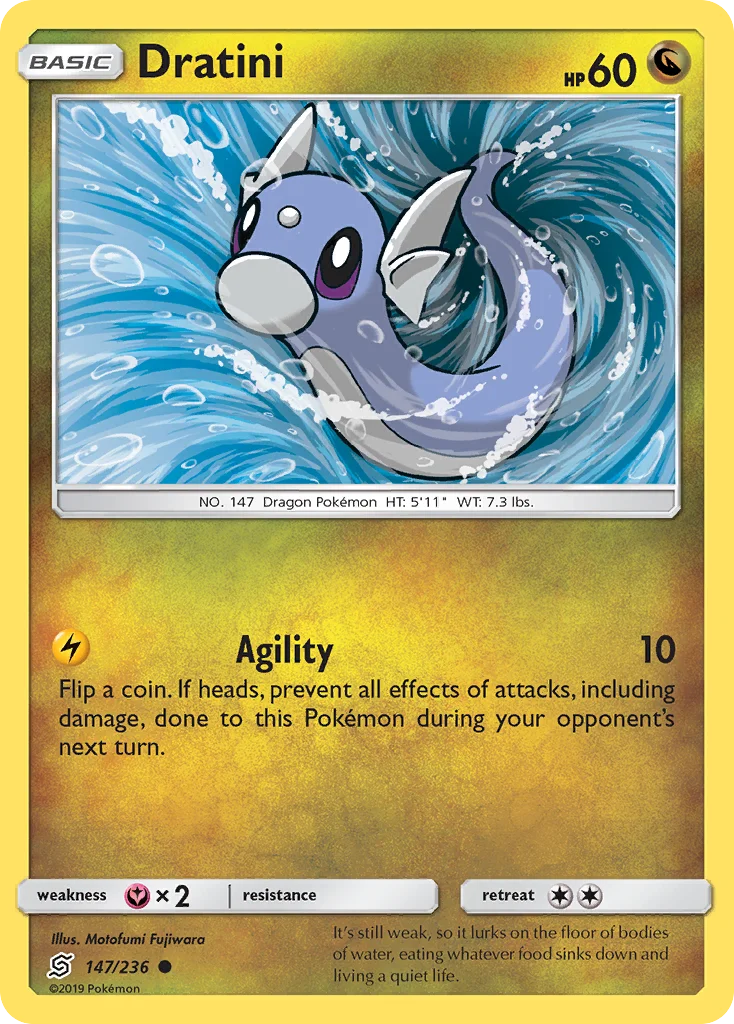 Dratini Pokemon card