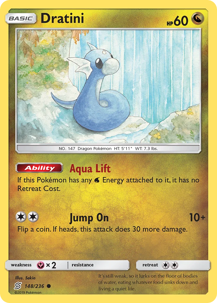 Dratini Pokemon card