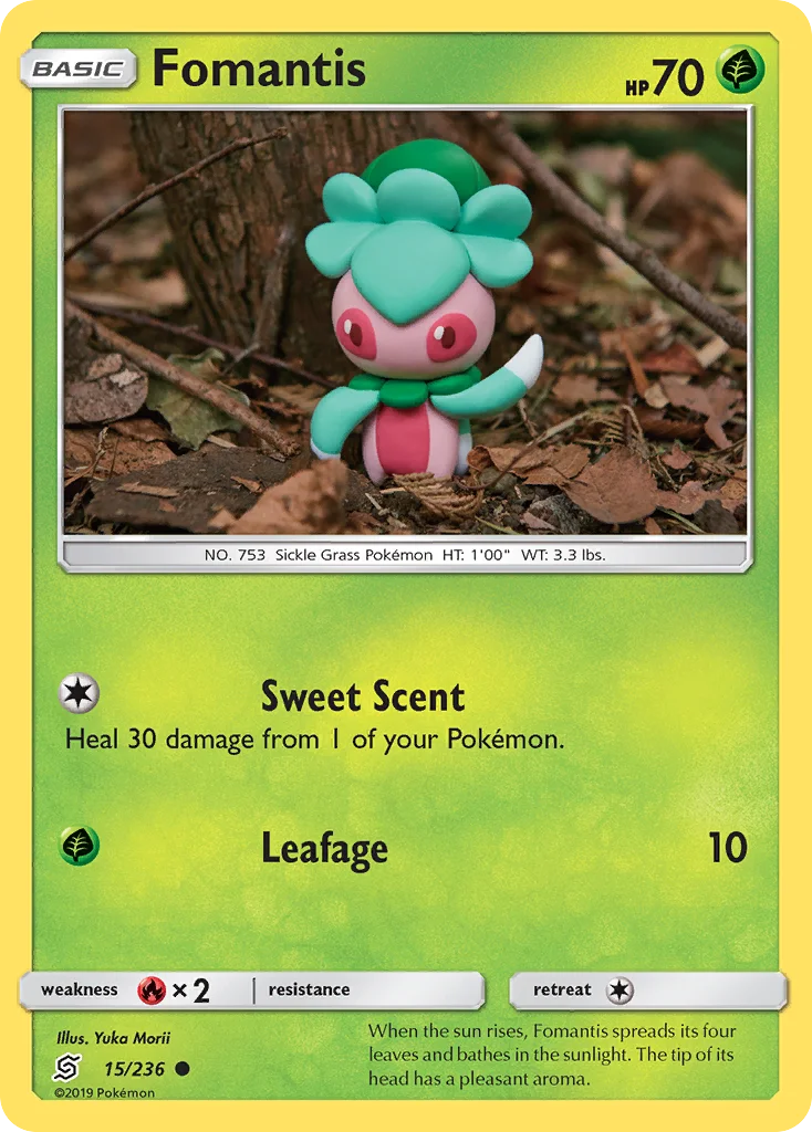Fomantis Pokemon card
