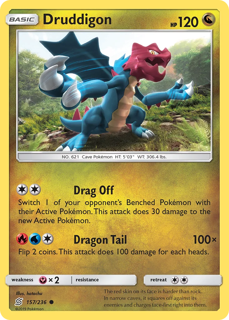 Druddigon Pokemon card