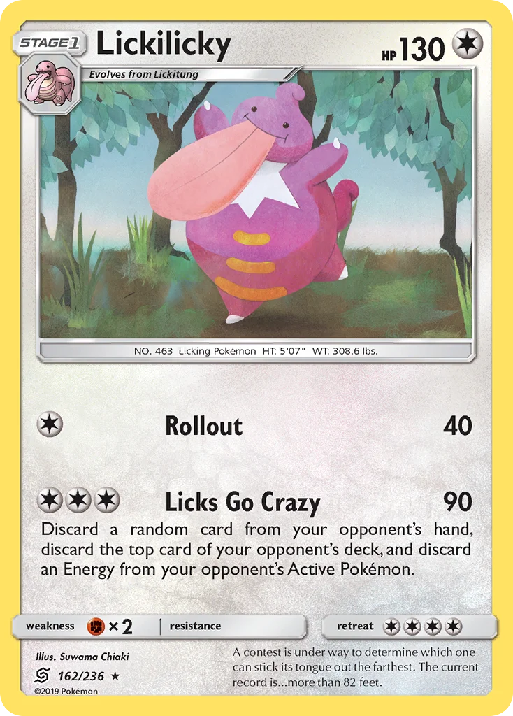 Lickilicky Pokemon card