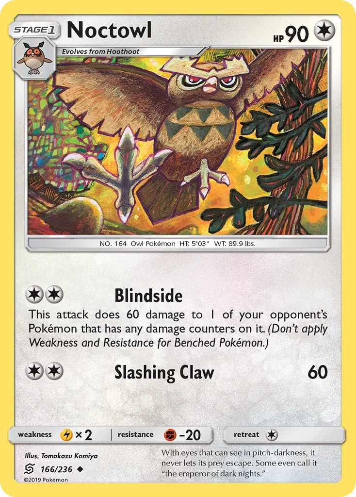 Noctowl Pokemon card