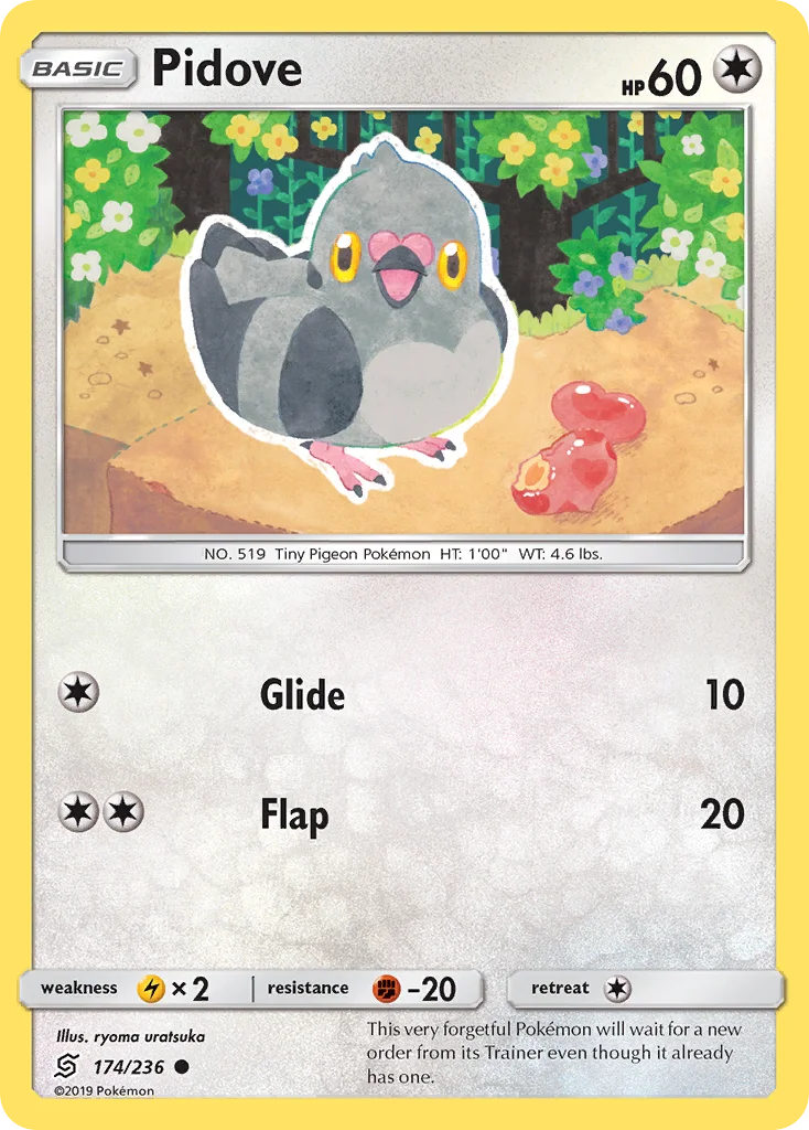 Pidove Pokemon card