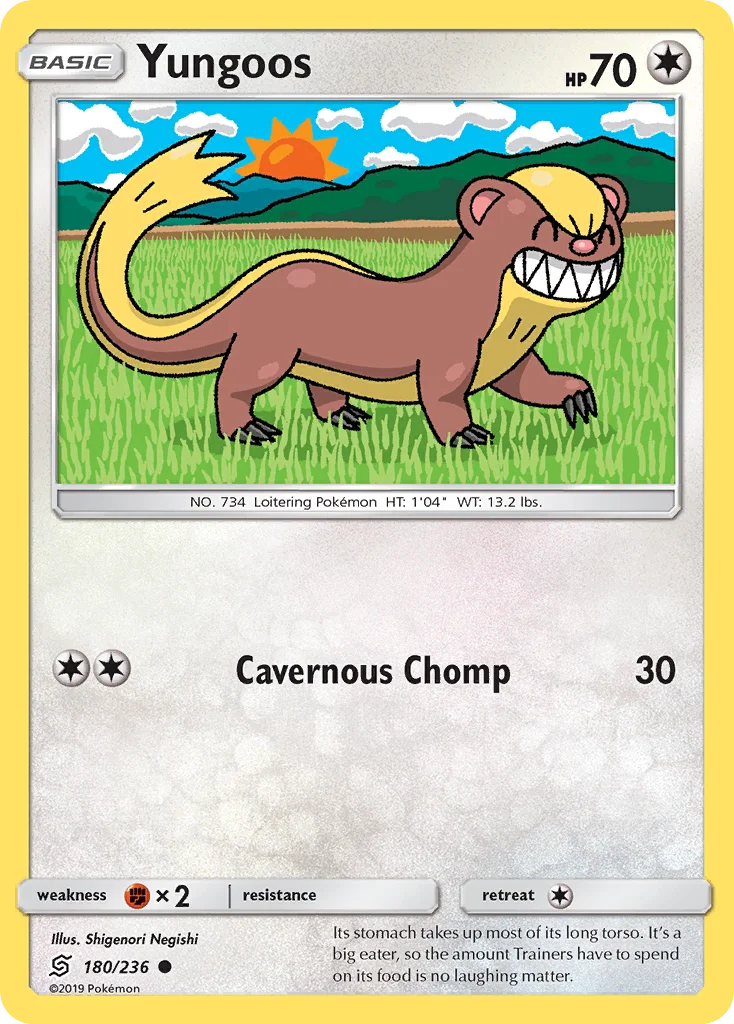 Yungoos Pokemon card