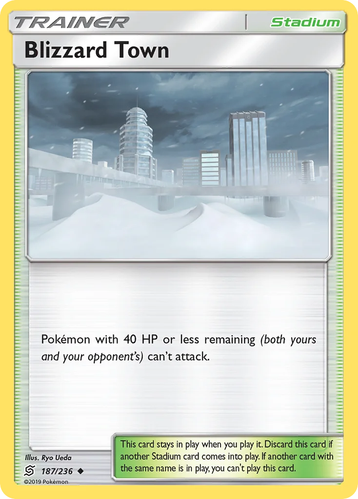 Blizzard Town Pokemon card