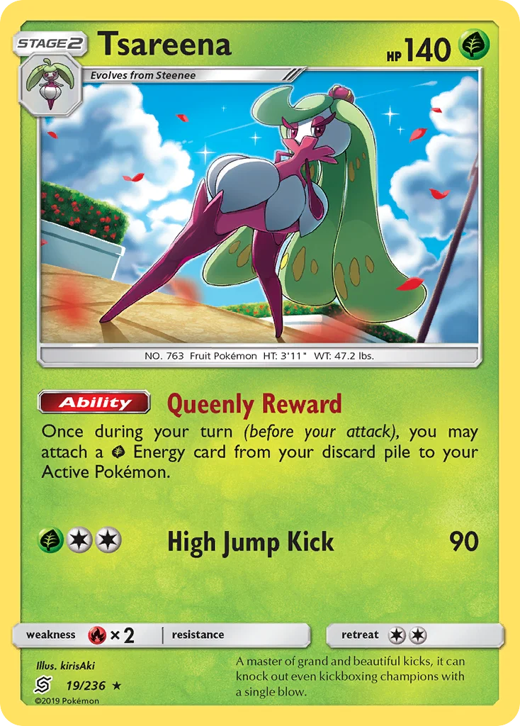 Tsareena Pokemon card