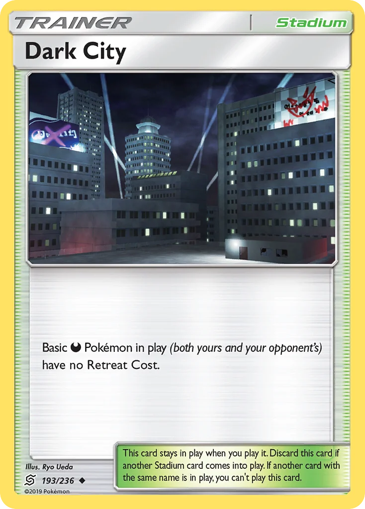 Dark City Pokemon card