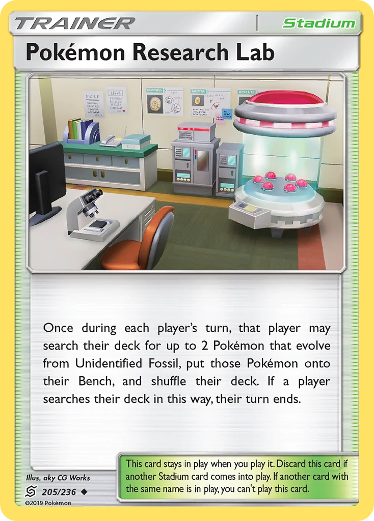 Pokémon Research Lab Pokemon card