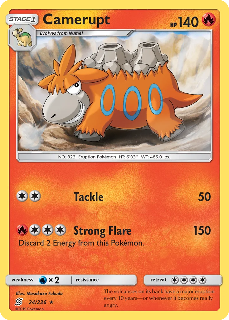 Camerupt Pokemon card