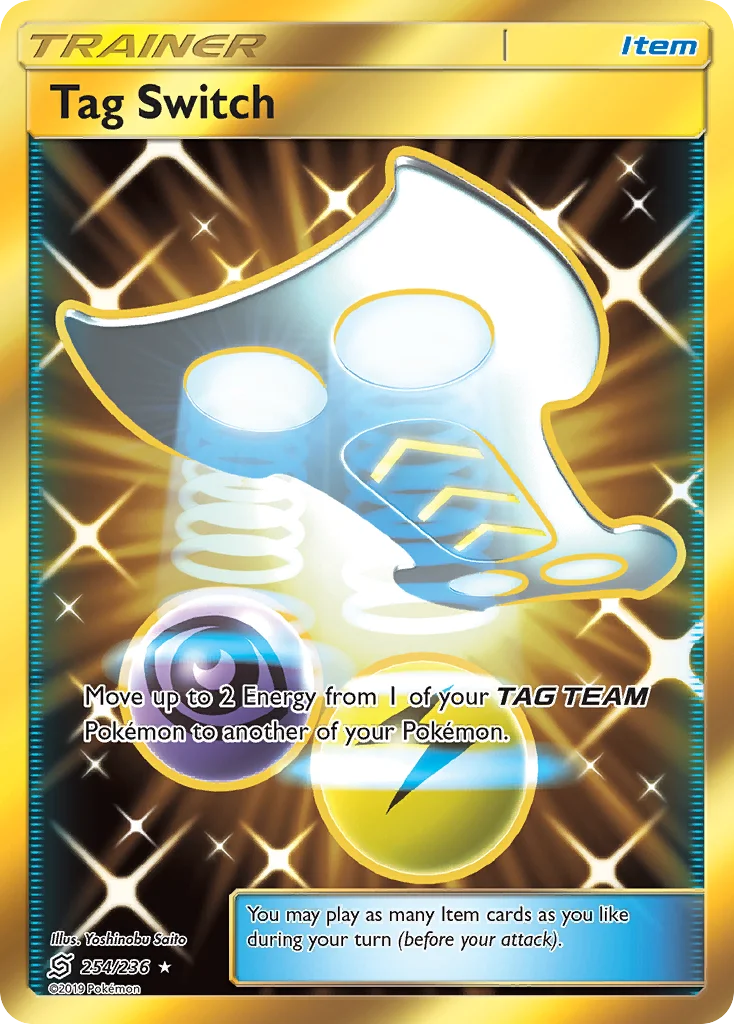 Tag Switch Pokemon card