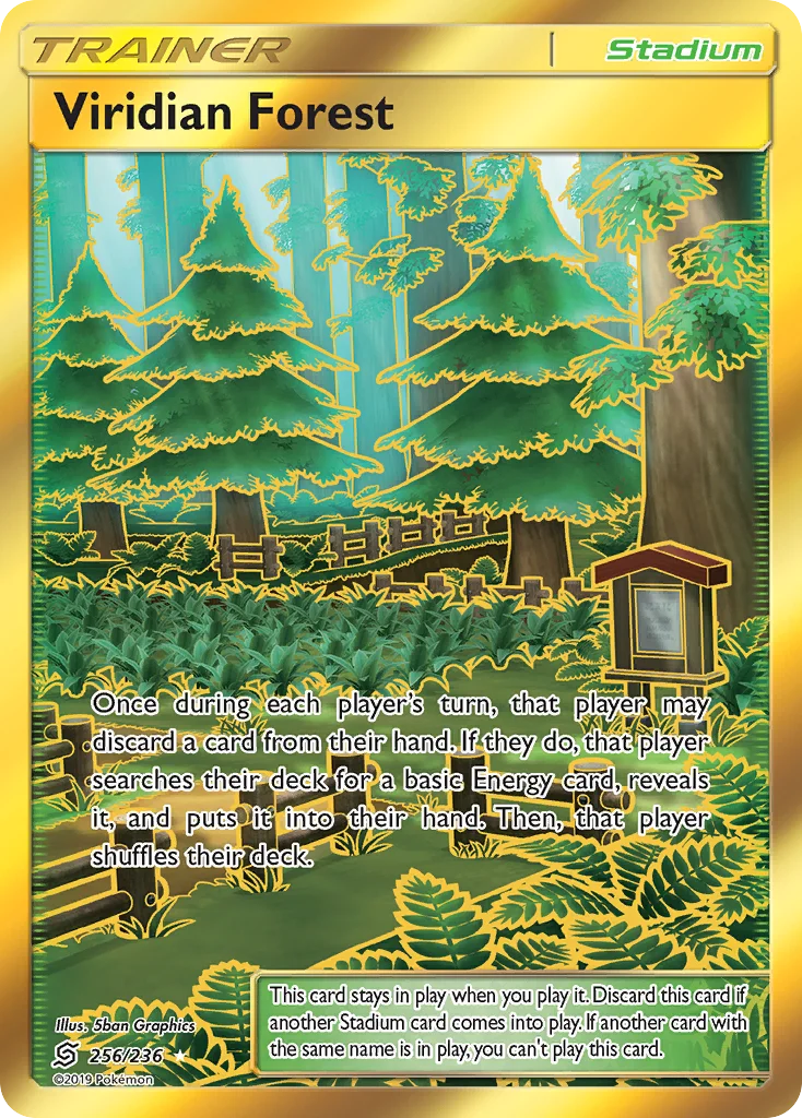 Viridian Forest Pokemon card