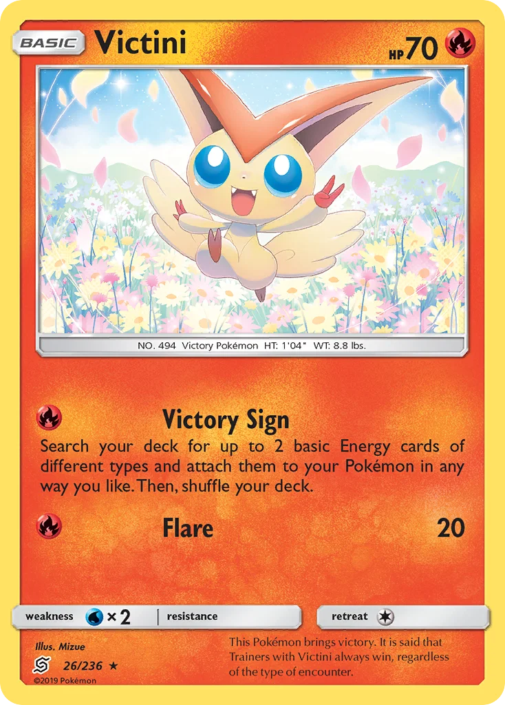 Victini Pokemon card