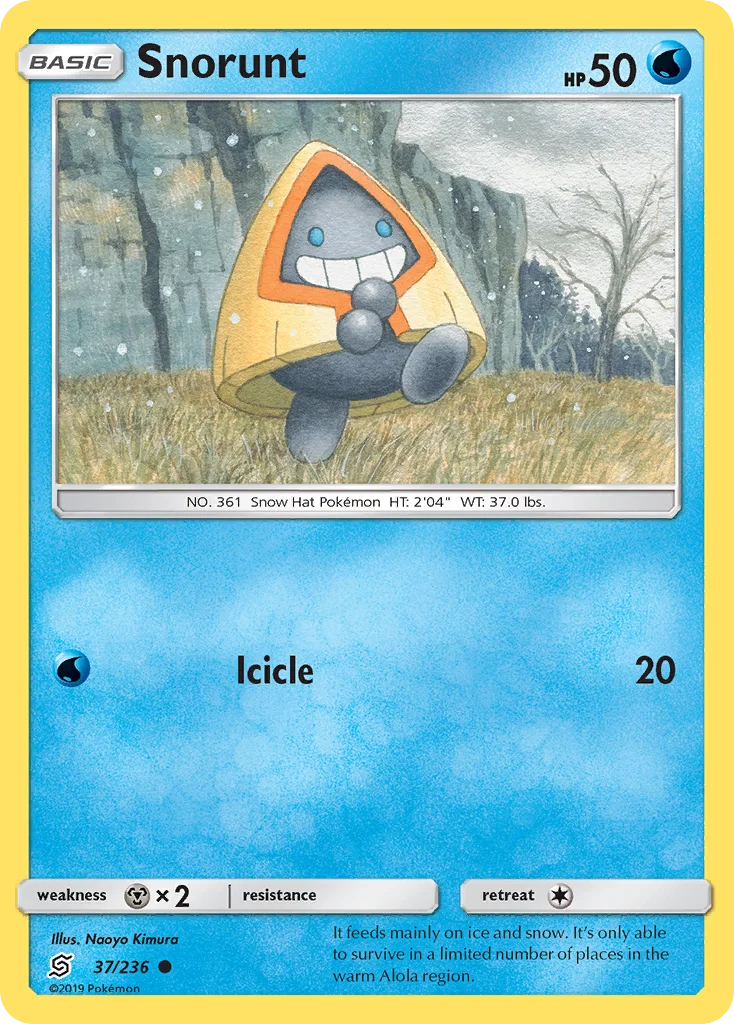 Snorunt Pokemon card