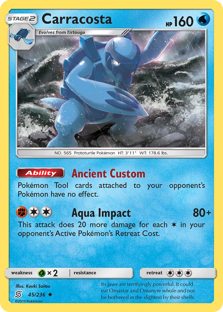 Carracosta Pokemon card