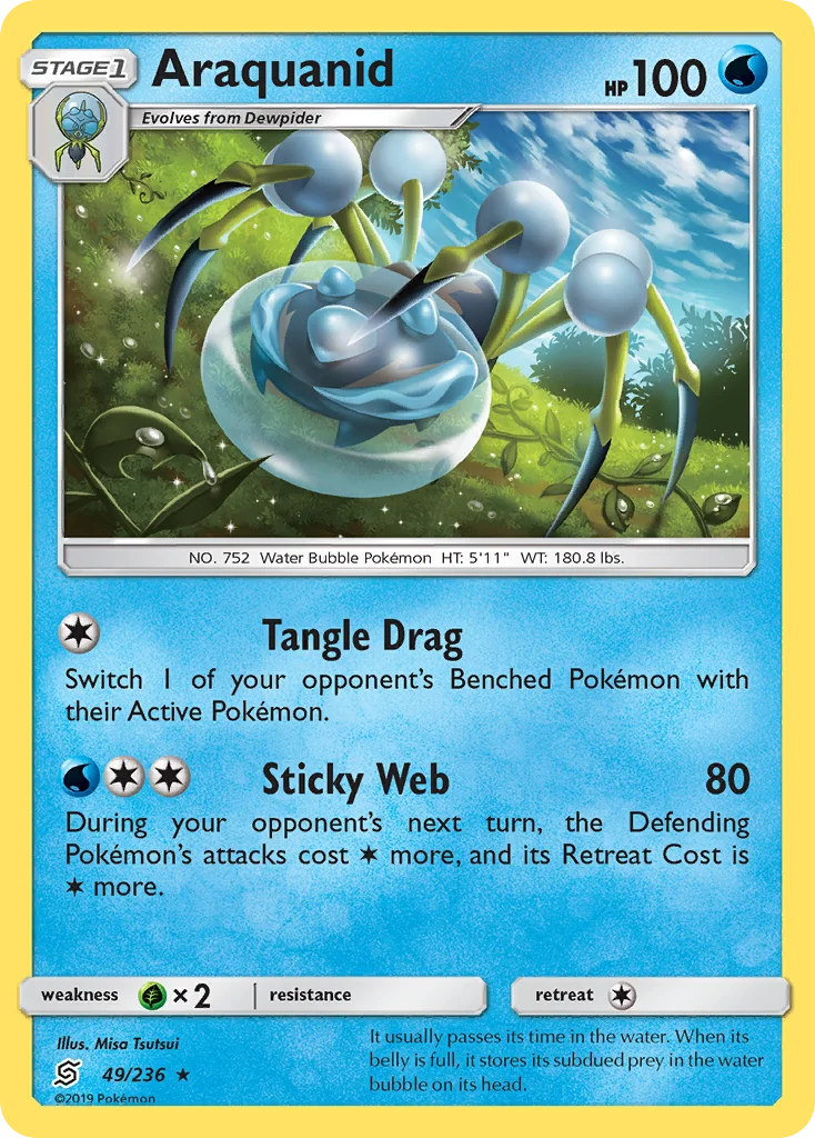 Araquanid Pokemon card