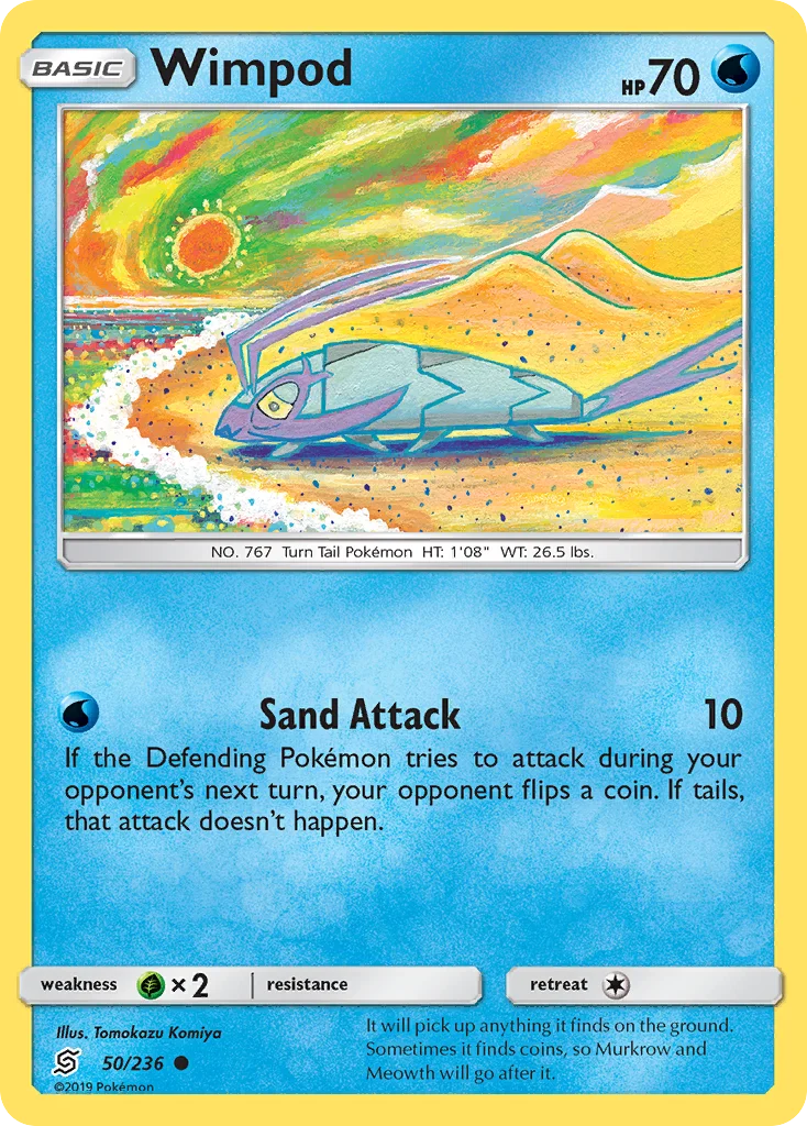 Wimpod Pokemon card