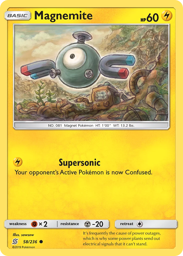 Magnemite Pokemon card
