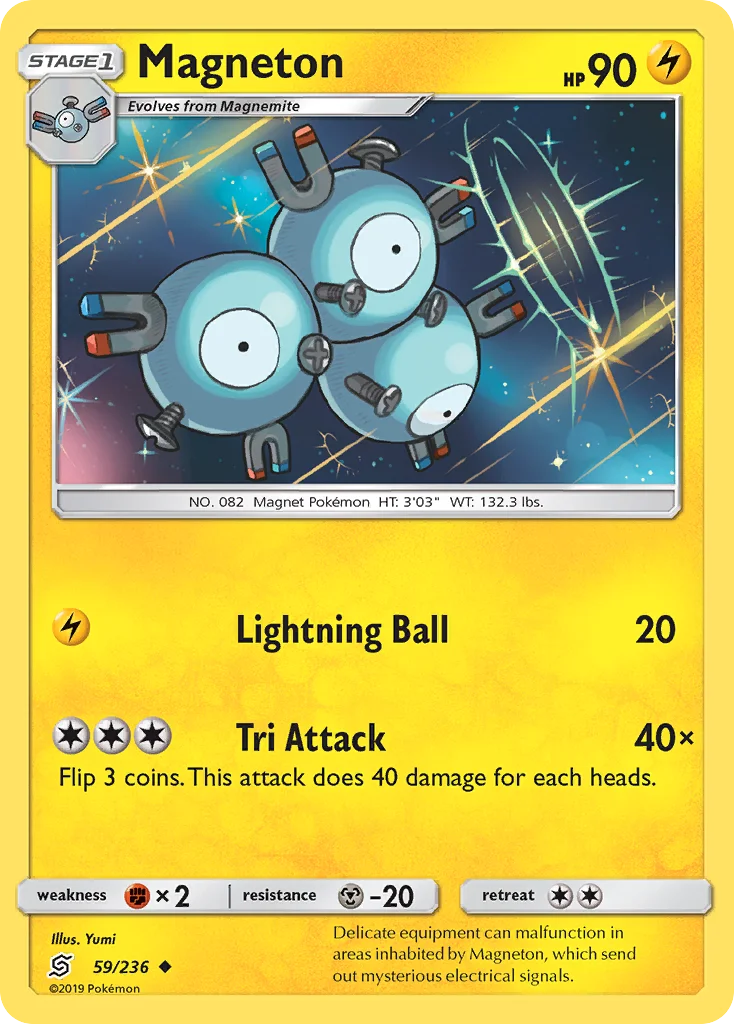 Magneton Pokemon card