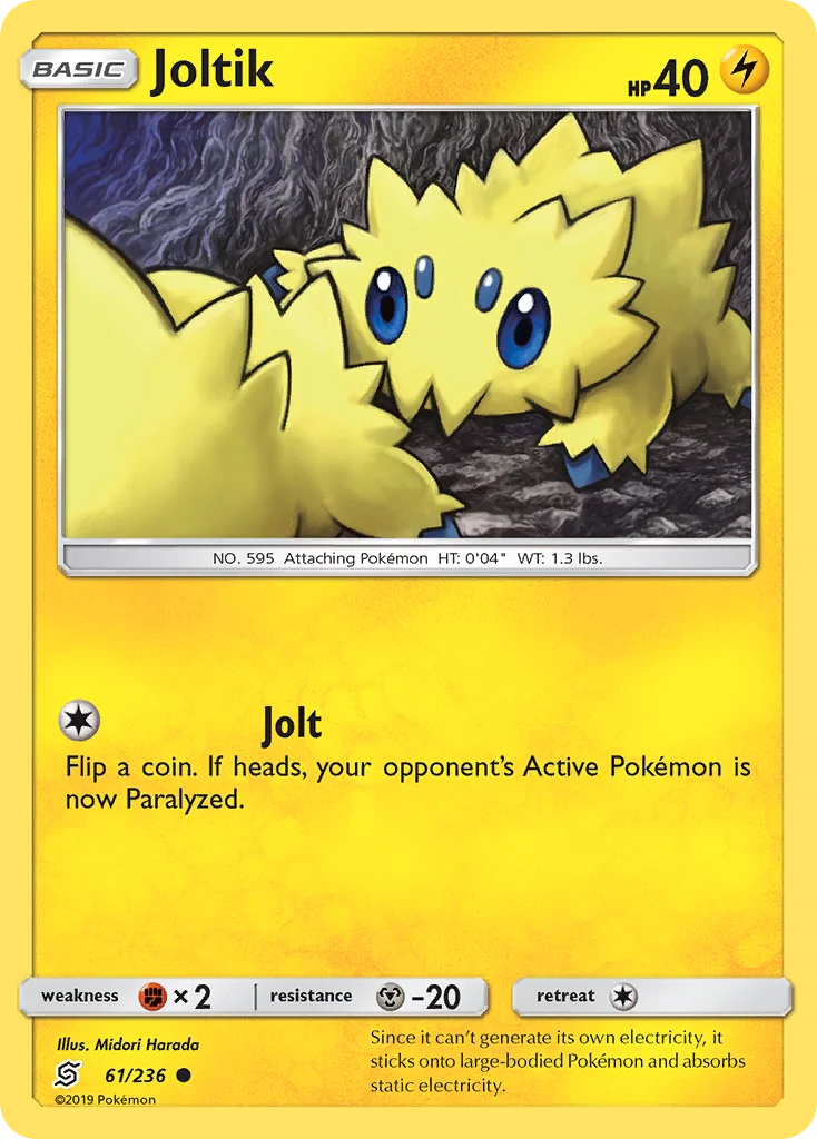 Joltik Pokemon card
