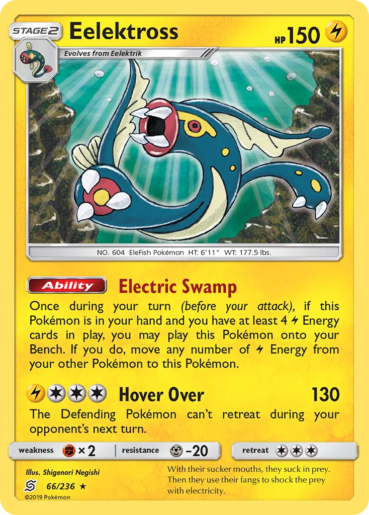 Eelektross Pokemon card