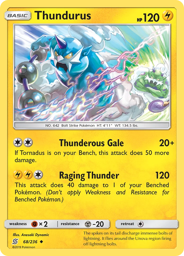 Thundurus Pokemon card