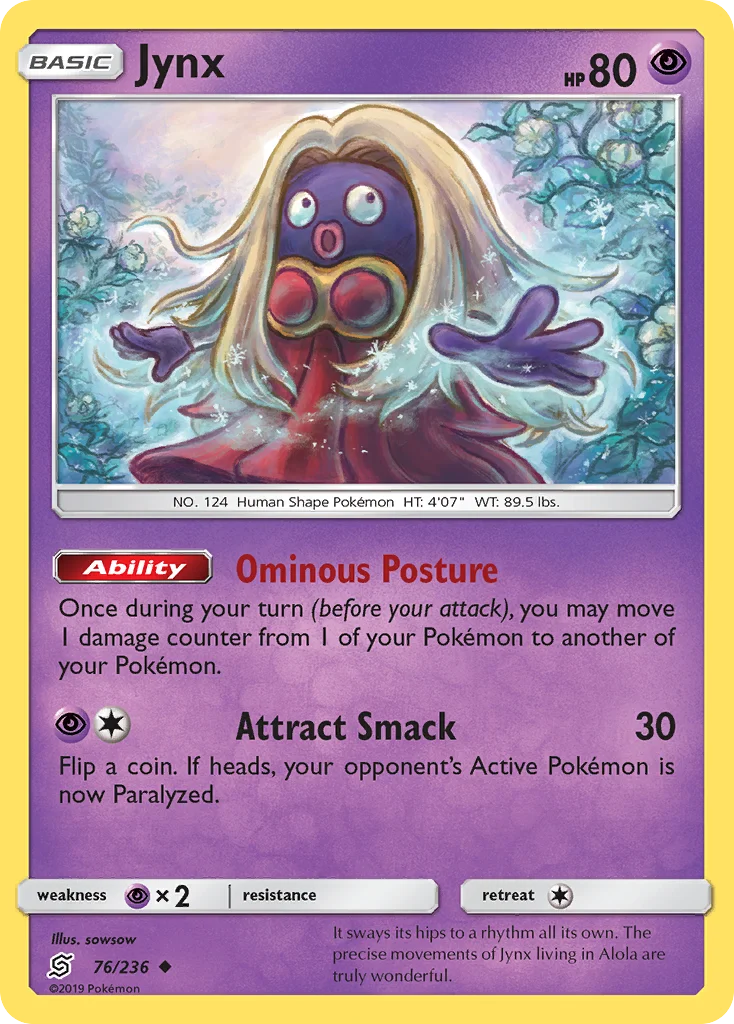 Jynx Pokemon card