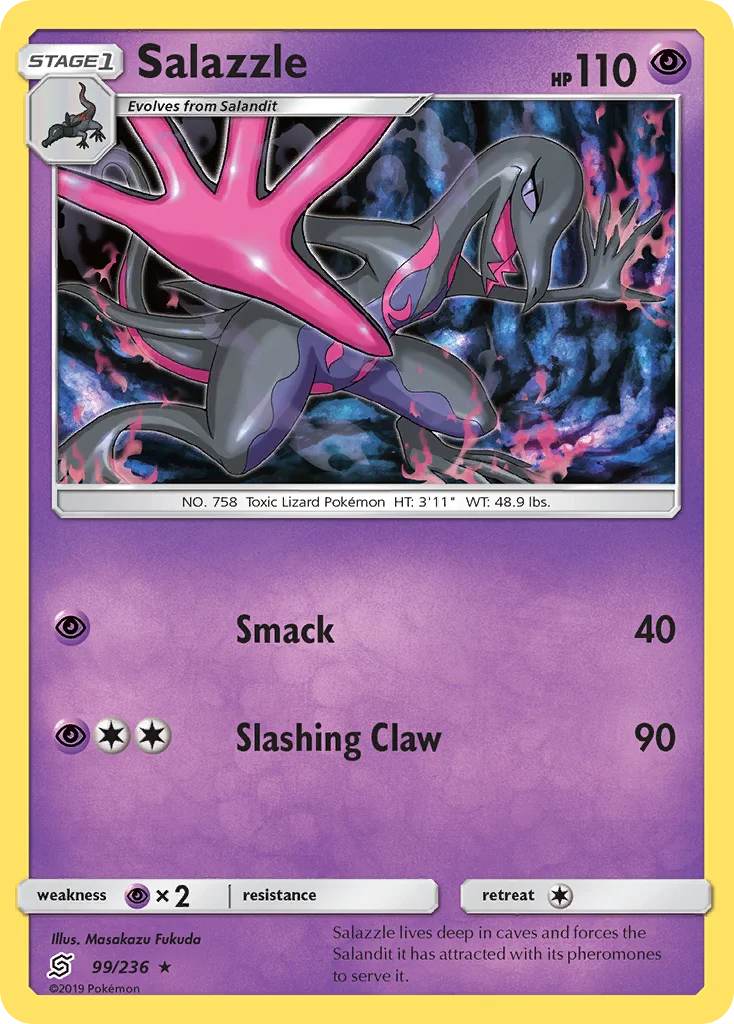 Salazzle Pokemon card