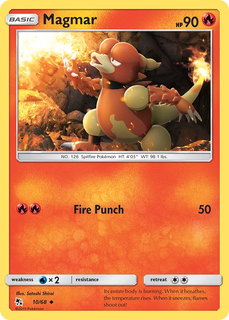 Magmar Pokemon card