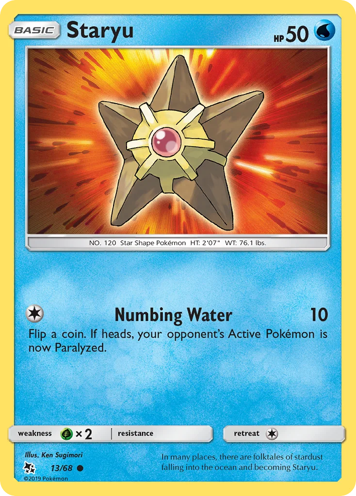 Staryu Pokemon card