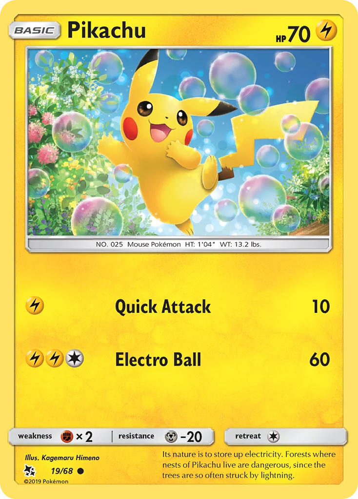 Pikachu Pokemon card