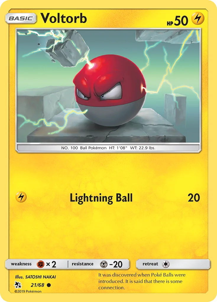 Voltorb Pokemon card