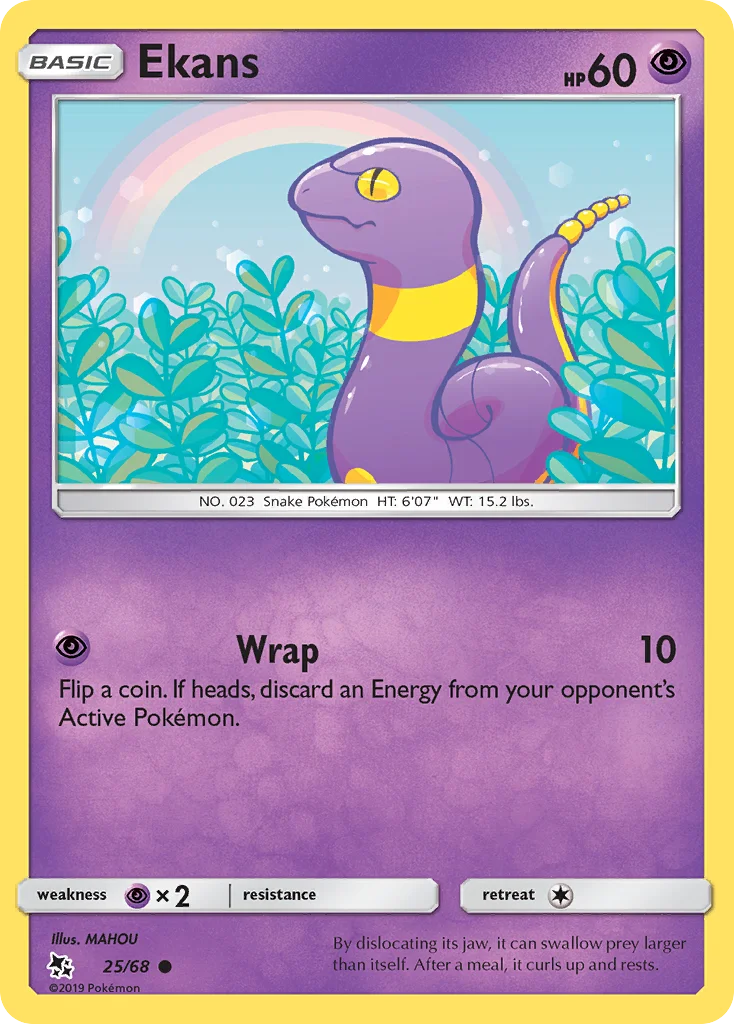 Ekans Pokemon card