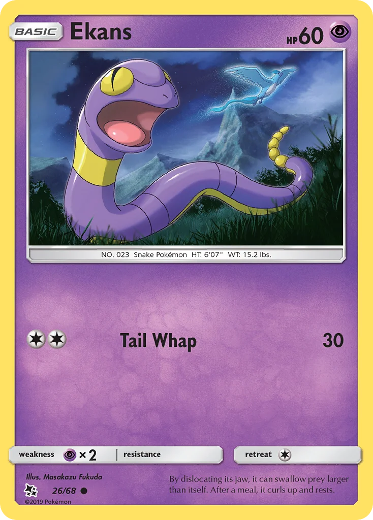 Ekans Pokemon card
