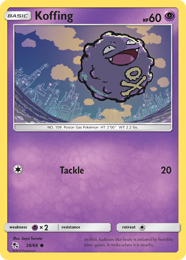 Koffing Pokemon card