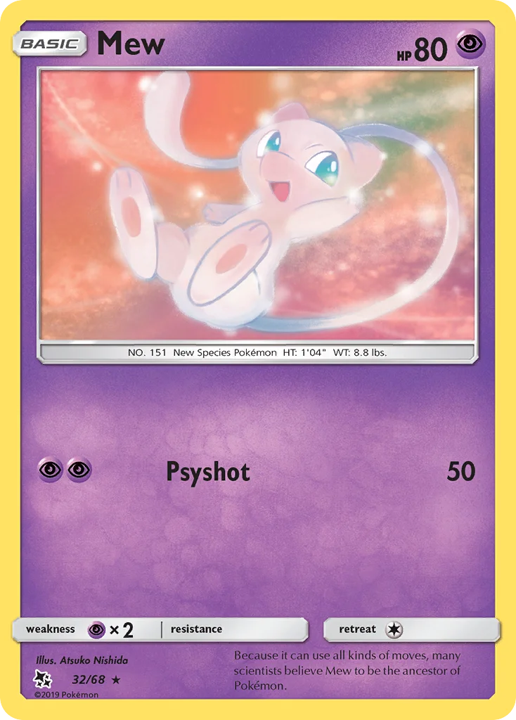 Mew Pokemon card