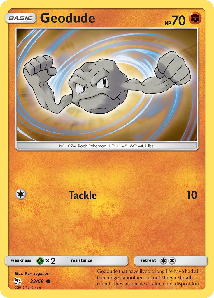 Geodude Pokemon card