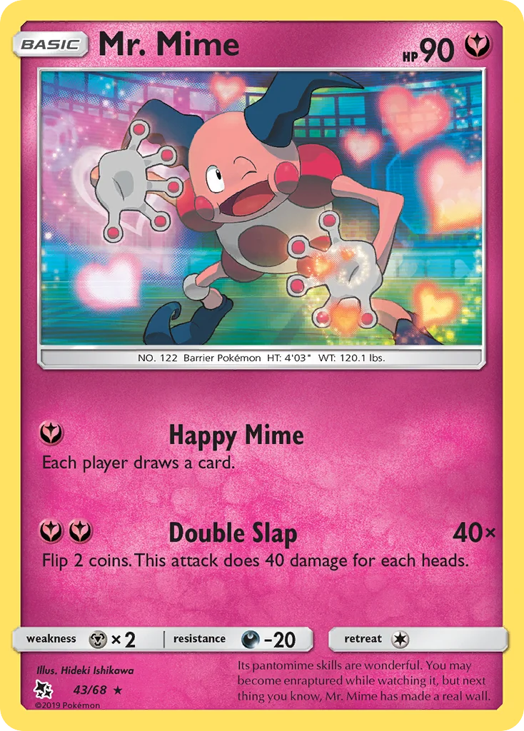 Mr. Mime Pokemon card
