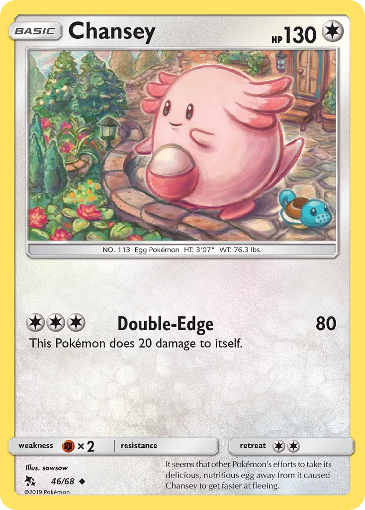 Chansey Pokemon card