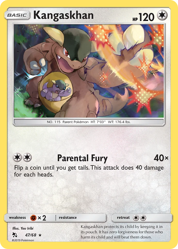 Kangaskhan Pokemon card